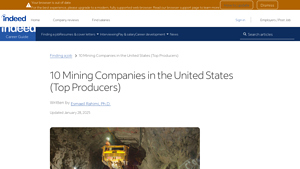 10 Mining Companies in the United States (Top Producers) - largest mining companies in usa