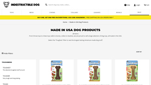 Made in USA Dog Products - dog toys made in usa