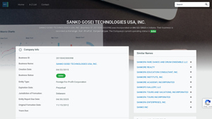 SANKO GOSEI TECHNOLOGIES USA, INC. - Indiana Company - sanko gosei technologies usa inc