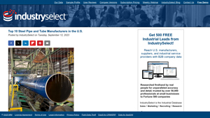 Top 10 Steel Pipe and Tube Manufacturers in the U.S. - steel manufacturers in usa