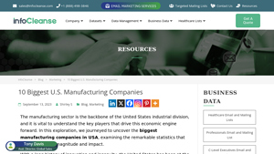 10 Biggest U.S. Manufacturing Companies - InfoCleanse - biggest manufacturing companies in usa