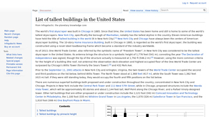 List of tallest buildings in the United States - list of tallest building in usa