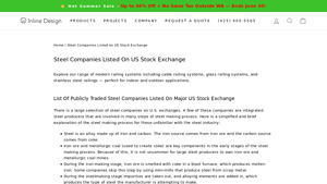 Steel Companies Listed on US Stock Exchange - Inline Design - steel companies in usa