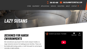 Lazy Susans - Innotech Process Equipment - industrial lazy susan