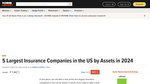 5 Largest Insurance Companies in the US by Assets in 2024 - biggest insurance companies in usa