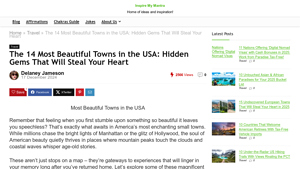 The 14 Most Beautiful Towns in the USA: Hidden Gems That Will Steal ... - beautiful places to live in usa