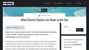 What Electric Guitars Are Made In The Usa | INS. - Instrument Insight - guitar usa made