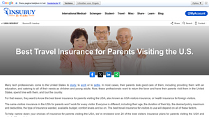 Visitors Insurance for Parents Visiting The USA - insubuy.com - visitor insurance for parents visiting usa
