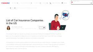 List of Car Insurance Companies in the US - big insurance companies in usa