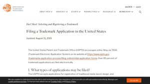 Filing a Trademark Application in the United States - trade filing usa