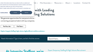 Integrity Staffing Solutions - People First Workforce Solutions - integrity staffing solutions usa