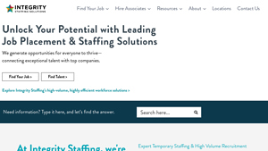 Integrity Staffing - People First Workforce Solutions - staffing service usa