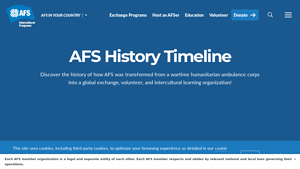 AFS History Timeline | AFS Intercultural Programs - american field service usa