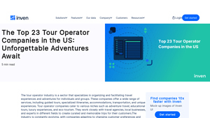 The Top 23 Tour Operator Companies in the US: Unforgettable ... - Inven - list of travel companies in usa