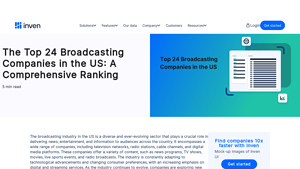 The Top 24 Broadcasting Companies in the US: A Comprehensive ... - Inven - largest media companies in usa