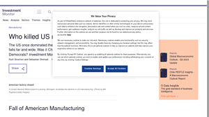 Investigating the Decline: Who Killed US Manufacturing - manufacturer in usa