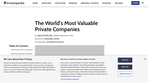 The World's Most Valuable Private Companies - Investopedia - largest privately owned company in the usa