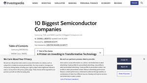 10 Biggest Semiconductor Companies - Investopedia - semiconductor companies in usa
