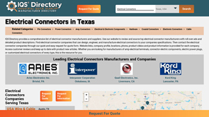 Texas Electrical Connector Manufacturers - IQS Directory - usa wire and cable austin tx