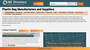 Plastic Bag Manufacturers and Suppliers - IQS Directory - plastic bag manufacturers usa
