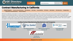 California Contract Manufacturing Companies - IQS Directory - manufacturing companies in california usa