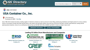USA Container Co., Inc. | 55 Gallon Drum, Plastic Containers - usa container co inc