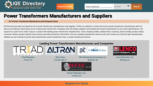 Power Transformer Suppliers Manufacturers - IQS Directory - transformer companies in usa