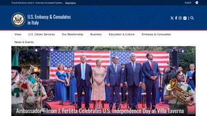 U.S. Embassy and Consulates in Italy - casa roma usa