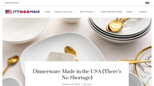 Dinnerware Made in the USA (There's No Shortage) - dishware sets made in usa