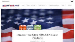 Brands That Offer 100% USA-Made Products - itsusamade.com - brands made in usa