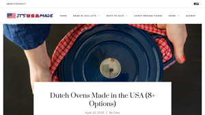 Dutch Ovens Made in the USA (8+ Options) - itsusamade.com - cast iron made in usa