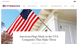 American Flags Made in the USA: Companies That Make Them - made in america usa flags