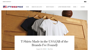 T-Shirts Made in the USA (All of the Brands I've Found) - t shirts made in usa