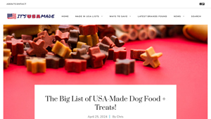 The Big List of USA-Made Dog Food + Treats! - itsusamade.com - dog food made in usa