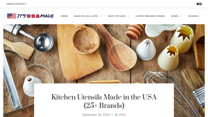 Kitchen Utensils Made in the USA (25+ Brands) - itsusamade.com - kitchen utensils made in usa