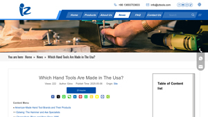 Which Hand Tools Are Made in The Usa? - IZTOOLS - hand tools made in usa