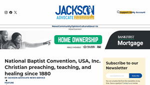 National Baptist Convention, USA, Inc. Christian preaching, teaching ... - nbc usa inc