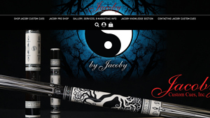 Jacoby Custom Cues Home - pool cues made in usa