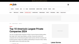Top 10 America's Largest Private Companies 2024 - Jagran Josh - biggest private companies usa