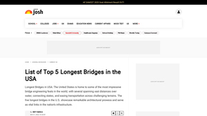 Jagran Josh - Longest Bridges in the U.S.