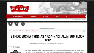 Is there such a thing as a USA-made aluminum floor jack? - floor jack usa made