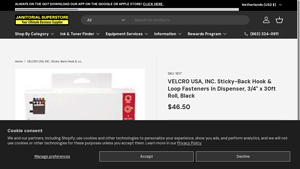 VELCRO USA, INC. Sticky-Back Hook & Loop Fasteners in ... - velcro usa incorporated