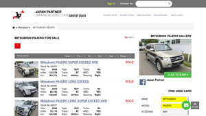 Mitsubishi PAJERO for sale - Japan Partner - mitsubishi pajero sport usa