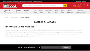 Battery Chargers | JB Tools - battery charger made in usa