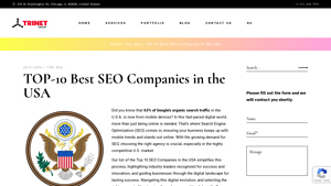 TOP-10 Best SEO Companies in the USA - JetTRINET - best seo company in usa