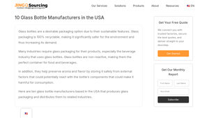 10 Glass Bottle Manufacturers in the USA - JingSourcing - glass bottle manufacturers usa