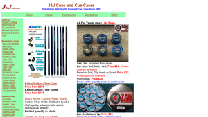 Cues - pool cues made in usa
