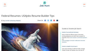 Federal Resumes: USAJobs Resume Builder Tips - Job-Hunt - usa jobs resume builder