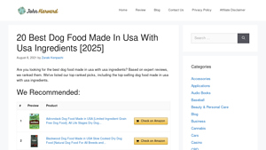 Best Dog Food Made In Usa With Usa Ingredients - John Harvards - dog food made in usa