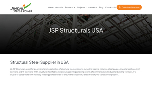 Structural Steel Supplier USA| JSP Structurals USA - steel manufacturers in usa